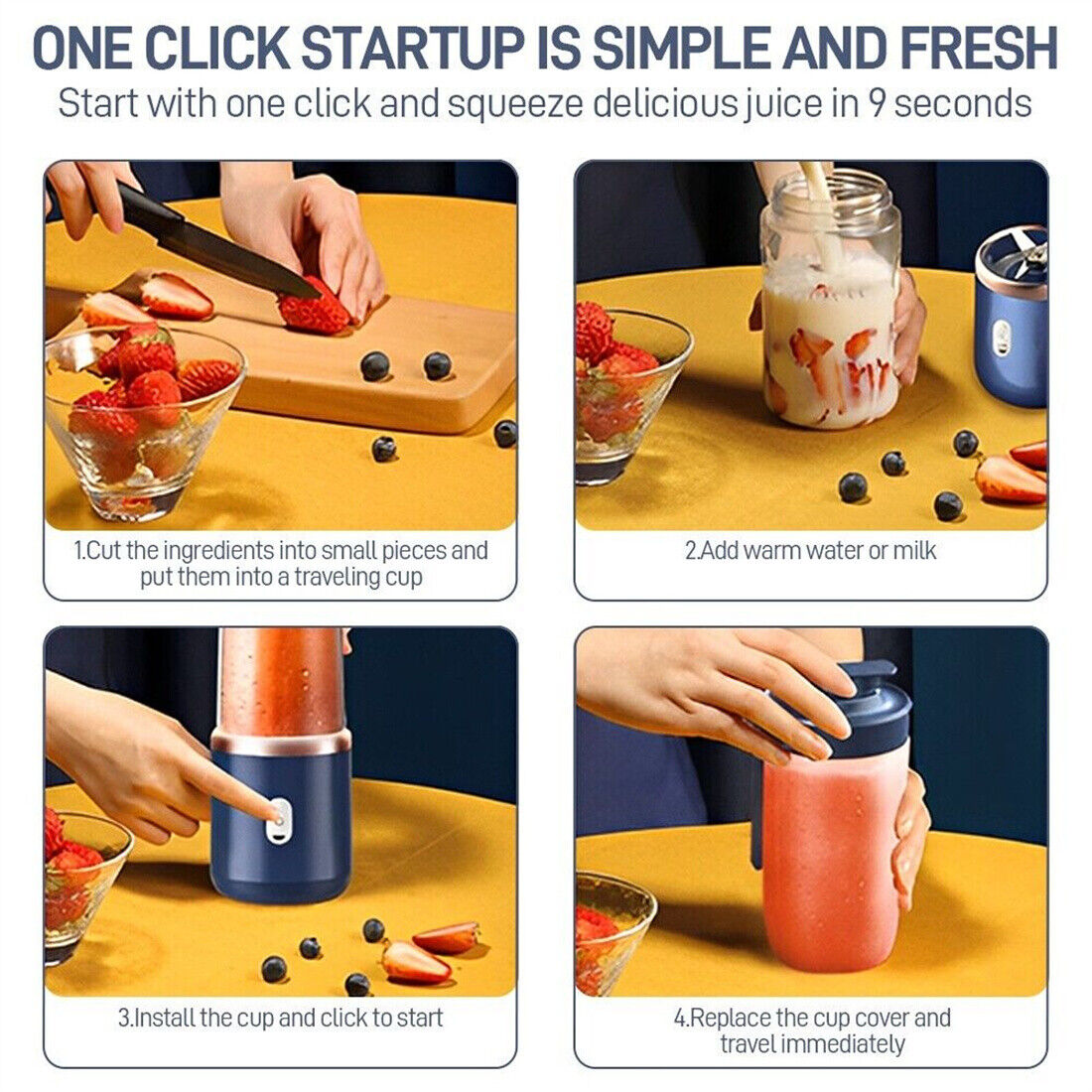 Portable Blender -Fresh Smoothies Anywhere