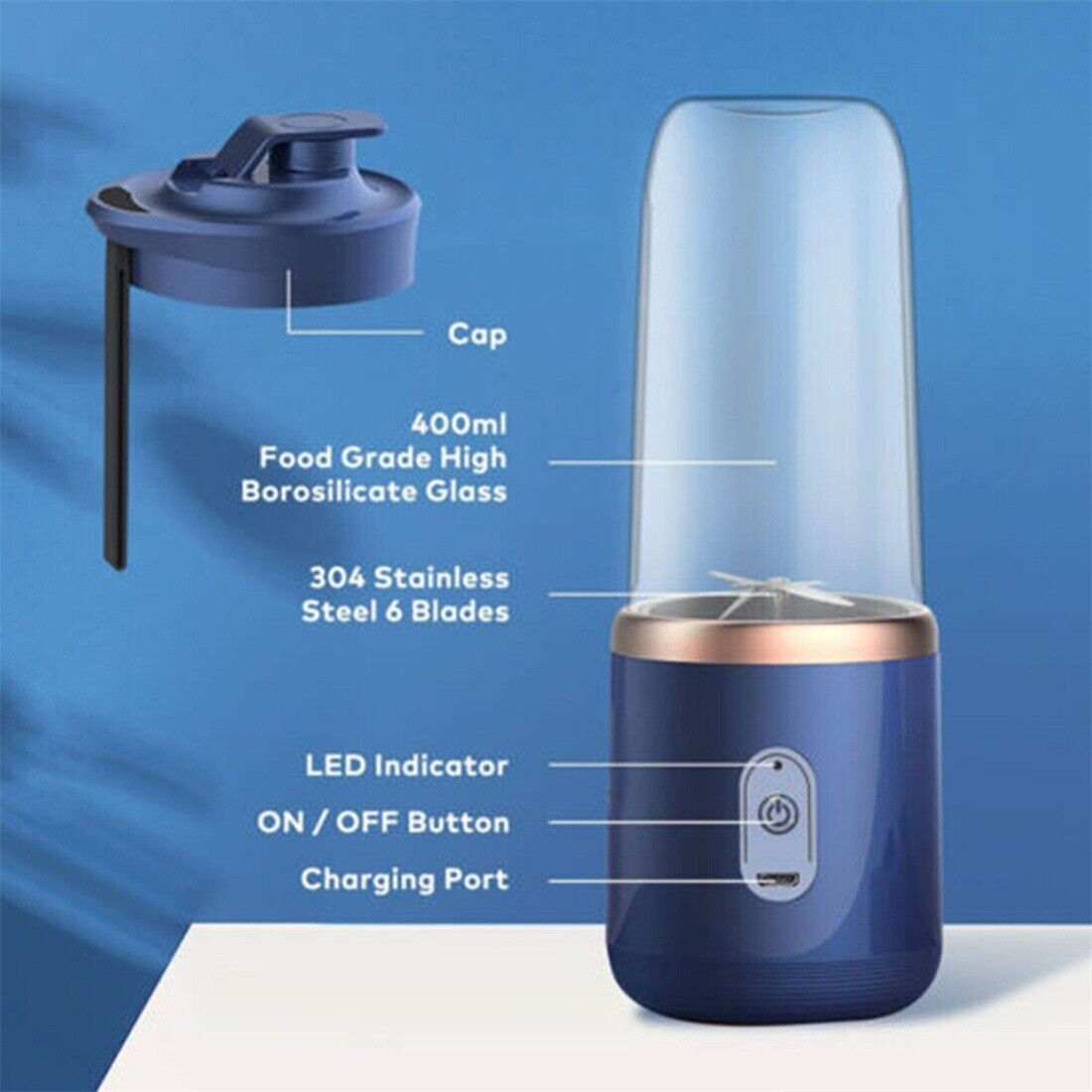 Portable Blender -Fresh Smoothies Anywhere